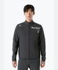 MUBEUSEUPOCHEUBAIDESANGTEU Wording Graphic Stand-Neck Woven Training Jacket Charcoal Vs121Ewt11