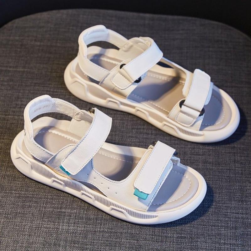 Women's Soft Bottom Comfortable Sandals 2024 Summer New Style Casual Breathable Flat Bottom Versatile Sports Beach Single Shoes