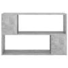 VidaXL Bookcase Concrete Grey 100x24x63 Cm Chipboard