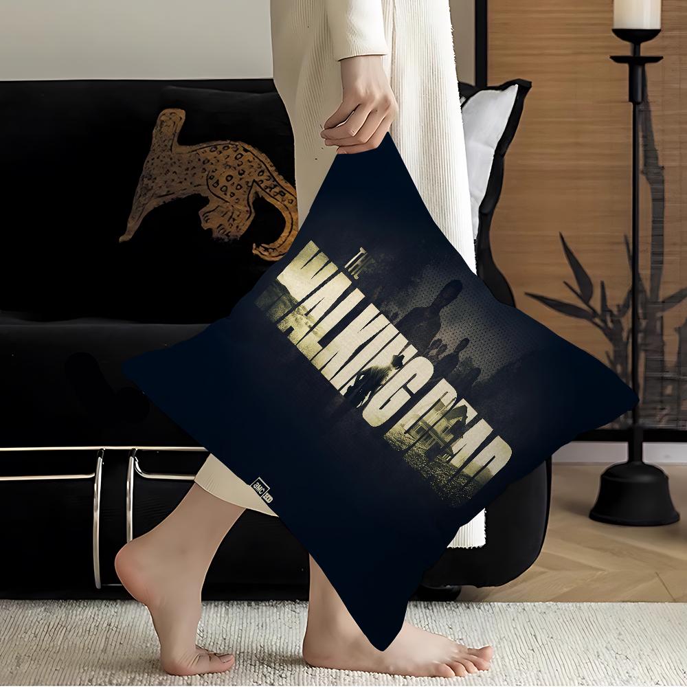 Сериал Бойтесь Ходячих Мертвецов Персонализированная Подушка Чехол от Пыли Спальня Детская Вечеринка Украшение Наволочка День Рождения Детский Подарок 12x12Inch