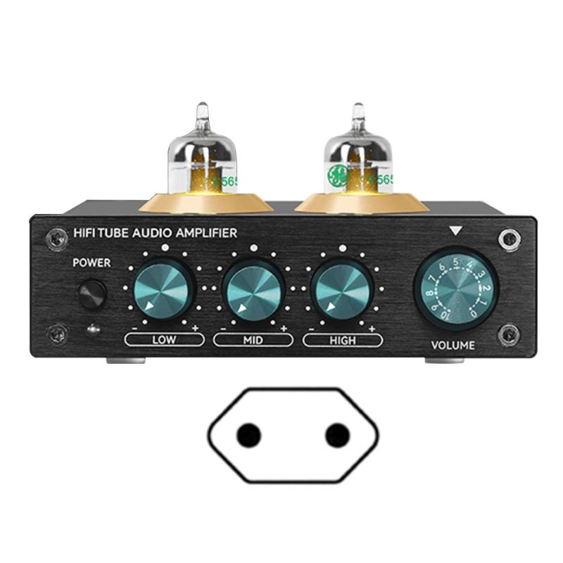 HiFi Sound Preamplifier Vacuum Tube Amplifiers Buffers Treble Bass Adjustment Preamp Sound Amplifiers Bile Tube Preamp