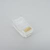 100pcs RJ-45 Network Cable Module Crystal Plug CAT-5/5e 8 Core Gold-plated Ethernet Network Connector AVE