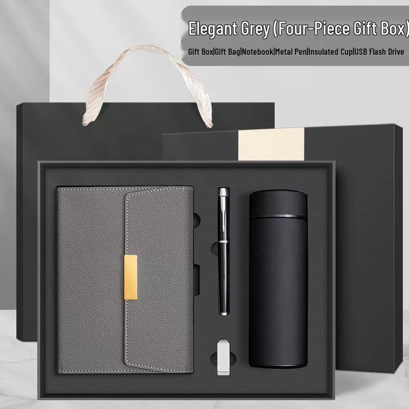 Customizable A5 Notebook Gift Set with Logo Printing - Corporate Business Souvenir