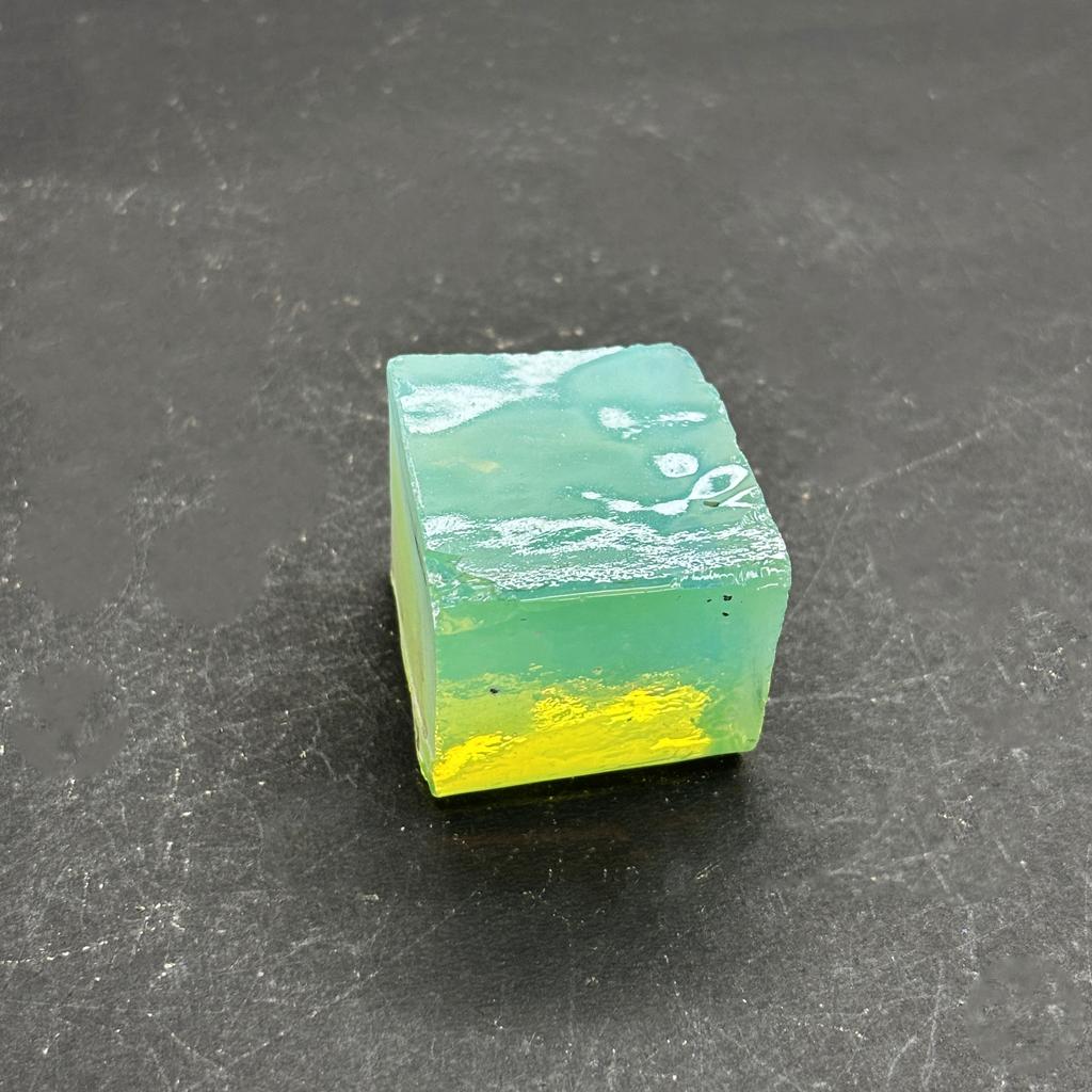Lab Created Bi-Color Opal 395.00 Ct Rough Uncut Certified Beautiful Gemstone
