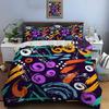Abstract colorful graffiti pattern Print Soft Comfortable Duvet Cover Bedding Set Included 1*Duvet Cover 2*Pillowcases