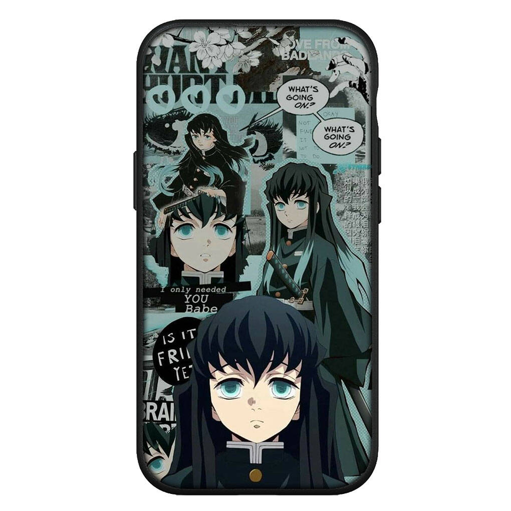 For Samsung Galaxy S25 S24 S23 S22 Ultra FE Plus A17 A37 A57 A56 A55 A06 A16 A15 A36 A26 A35 A05 A54 Case Muichiro Tokito Demon Slayer Kamado Tanjiro