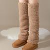 Thicken Warm Winter Foot Cover Simple Foot Warmer Cute Floor Plush Stockings  Girl