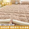 1pcs Winter Warm Velvet Mattress Dormitory bunk bed Folding Tatami Thin Mat Thick Anti Slip Mattress Cover Machine Washable