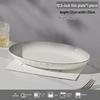 ZISIZ Stone Grain Underglaze Ceramic Dinnerware Set