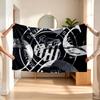 Santos (1) Flannel Blanket a Soft Accent for the Bedroom and Living Room and a Cozy Home Gift