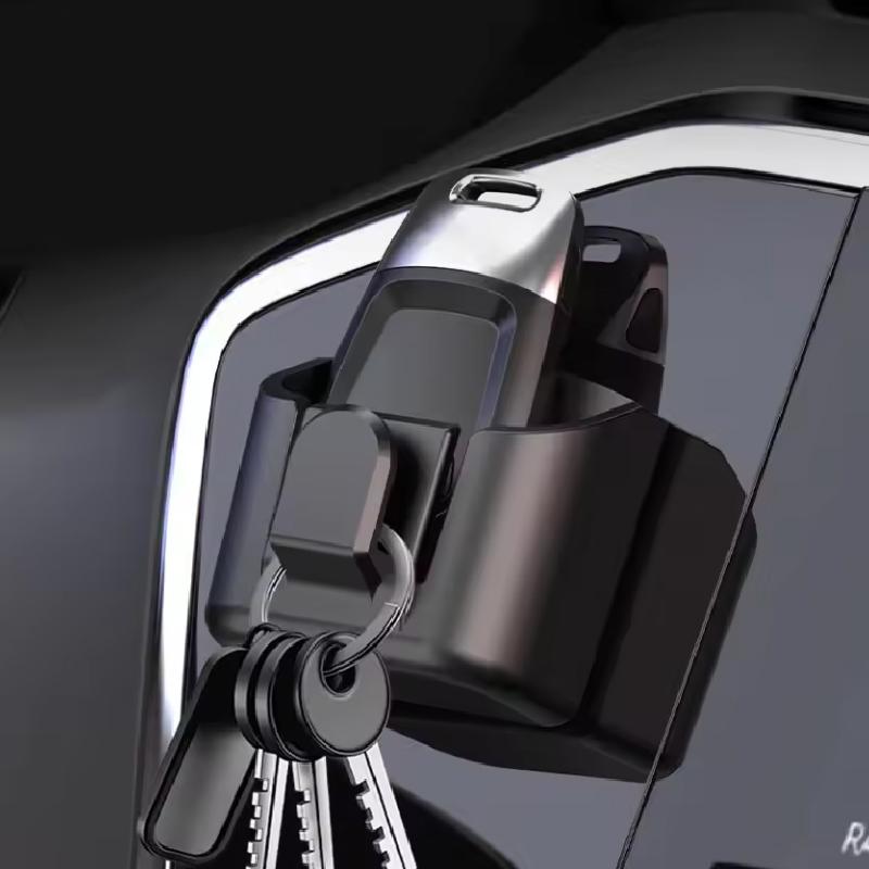 Universeller Auto-Schlüsselanhänger-Clip Armaturenbrett-Organizer Klebehalterung Innenraum-Aufbewahrungsbox Schlüsselhalter für Karten & Schlüssel