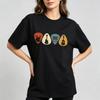Cotton Unisex Round Neck T Shirt Vintage Color Guitar Picks Piano Instruunisext Graphic Short Sleeve Casual Basic Tee