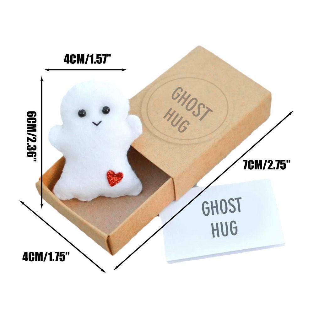 Halloween Ghost Matchboxes Mini Cute Ghost Matchboxes Gift With Cards Halloween Boo Signs Halloween Party Favor Supplies