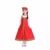 Halloween Celebrity Traditional Costume Red Fake Two-piece Dress Dance Performance Costume