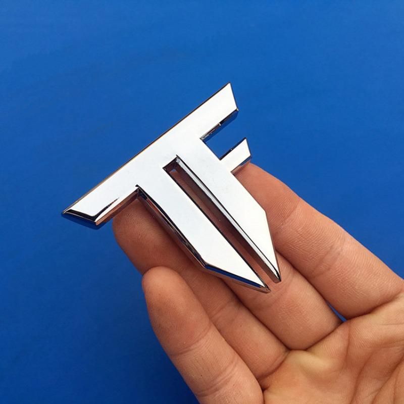 Car solid metal decorative sticker 3D modified three-dimensional car logo car sticker tail sticker fender side sticker alloy metal sticker