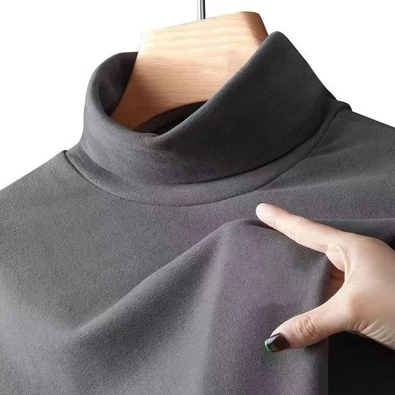 

Мужская толстовка из немецкого бархата с длинным рукавом и принтом, полуводолазка, стиль весна/осень 2023 г. 4XL