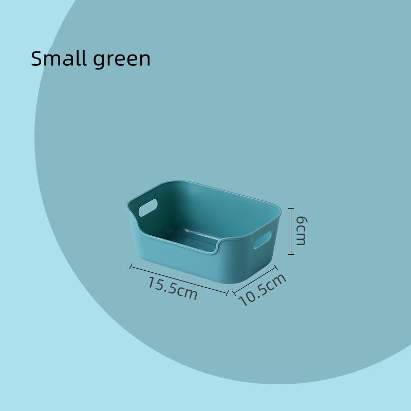 Desktop Storage Box Jewelry Lipstick Organizer Rectangle Plastic Food Container Glasses Makeup Case Toy Basket Home Supplies