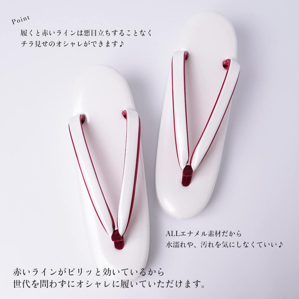 Zori Sandals Made In Japan Cork Pearl Comfortable To Formal Heeled Thick White Graduation Entrance Shrine L Size [Canelé] [Ame Mari] 3-ply [genuine