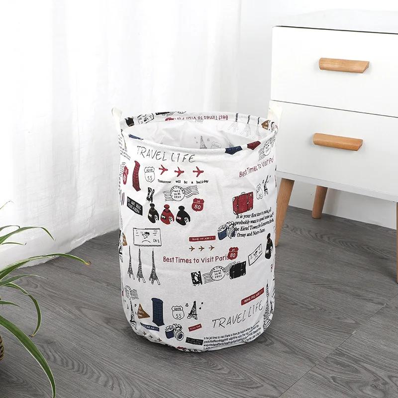 Clothing Laundry Basket Bag Folding Laundry Basket Large Capacity Clothes Storage Bag Hamper Collapsible Clothes Toy Basket