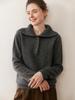 Women's High Neck Cashmere Sweater - Thick, Loose, and Casual Pullover