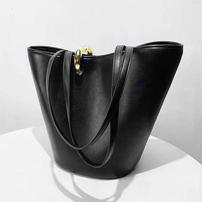 Jac Women's Bag Quemus Asymmetrical Leather Bucket Vegetable Basket Diagonal Handle Lafite Single Shoulder