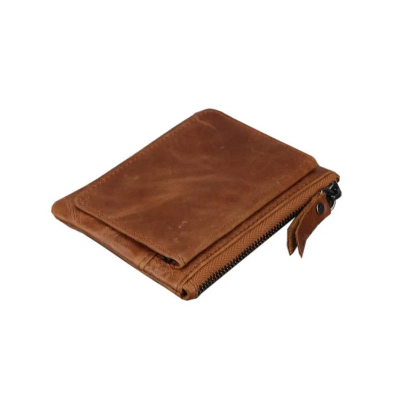 Hakiki Deri Bozuk Para Cüzdanı Retro Bozuk Para Kesesi Mini Cüzdan Erkek ve Kadın Bozuk Para Cüzdanları Yaratıcı Bozuk Para Cüzdanı