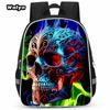 Skull Series Peripheral Animation Printing Backpack Student Bag Support