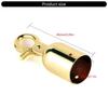 Pack of 2 Sturdy Stainless Steel Cord Stoppers Convenient for Ensuring Stability of Outdoor Decking and Fence Rope  Silver