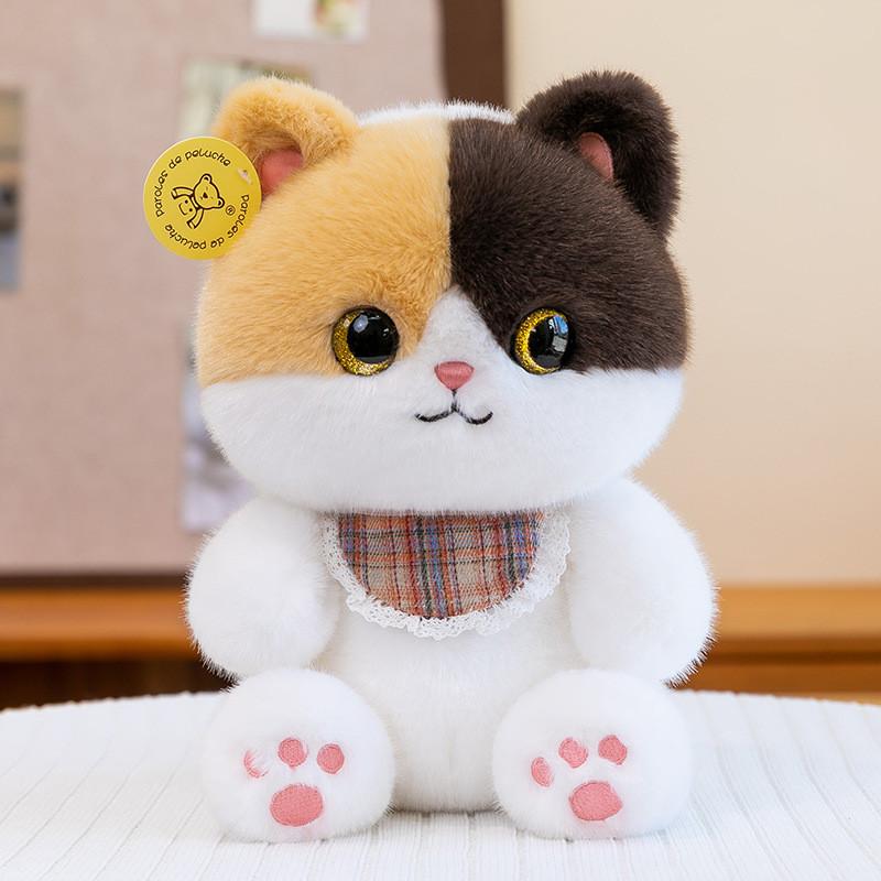 Cat Plush Toy With Soft Short Pile Fabric Perfect For Kids And Adults