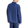 adidas Originals 70S Fashion Print Comfortable Long Sleeve American Vintage Striped Polo Jacket Men Jacket Night-Indigo JN5959