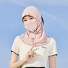 Outdoor cycling play protective mask neck protection sunshade warm dustproof leisure simple versatile mask hat