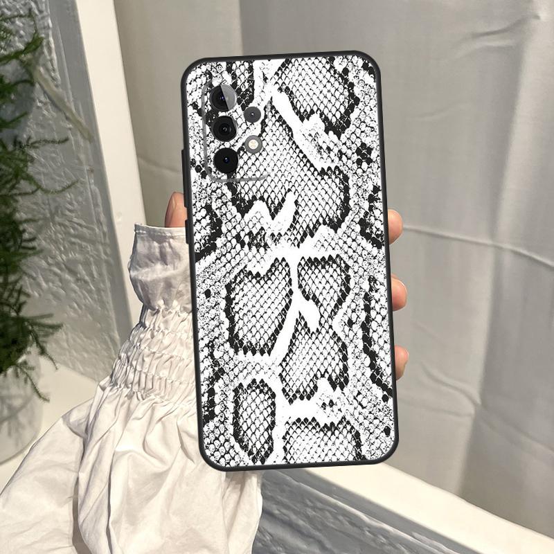 Schlangenhaut-Print Hülle Für Samsung Galaxy A54 A34 A13 A23 A33 A53 A73 A12 A14 A22 A32 A52 A51 A71 A21S Hülle
