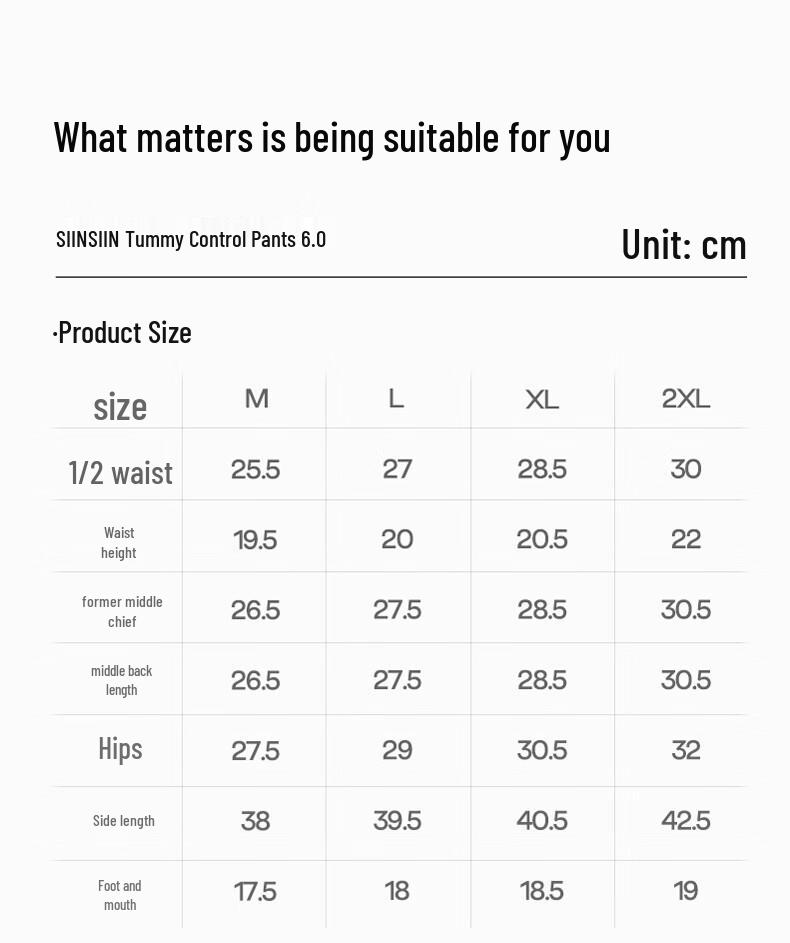 SIINSIIN 6.0 High-Waist Seamless Body Shaping Pants