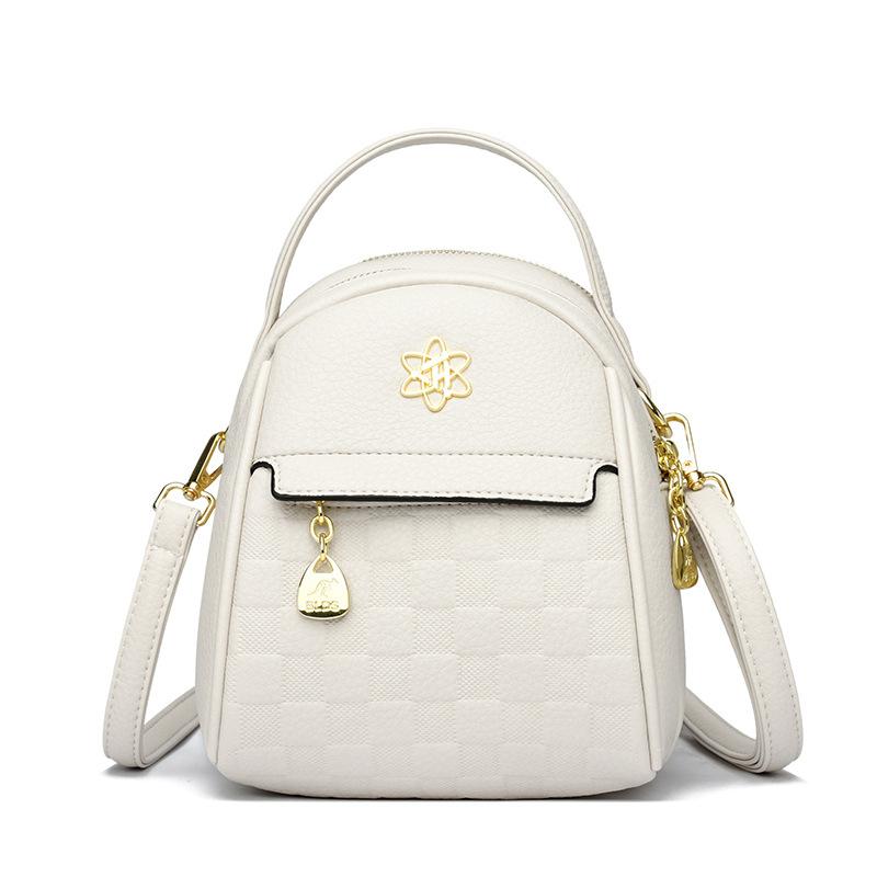 

Сумка через плечо для мамы среднего возраста, новая, большая вместимость, модная, маленькая круглая сумка через одно плечо из сетки