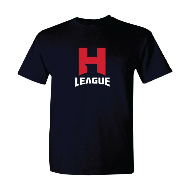 H League Navy Logo Short Sleeve T-Shirt Navy/M