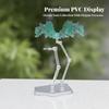 Transparent Doll Stand with Waist Clamp Clear Model Display Holder