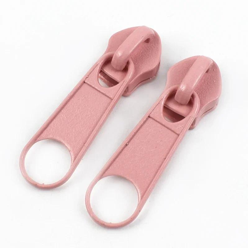 50/100/200Pcs Meetee 3# 5# Nylon Zipper Puller Bags Garment Zip Slider Backpack Pocket Zips Repair Kits DIY Sewing Accessories