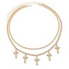 Cross Pendant Waist Chain Personalized Jewelry Women's Multi-layer Stacking Design Sexy Body Chain