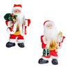 Electric Santa Claus Toy Christmas Santa Ornament, Funny, Boys Girls Creative with Musical Christmas Decor for Holiday Party