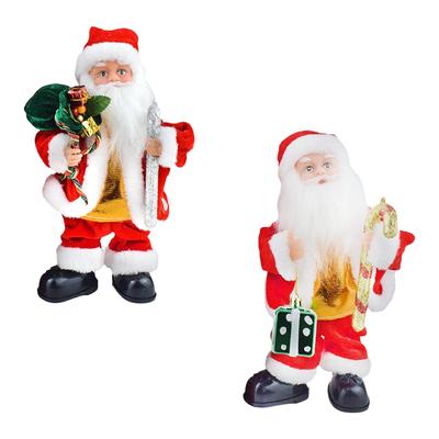 Electric Santa Claus Toy Funny Xmas Ornament Christmas Decoration for Indoor