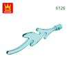 Non-Toxic 6126 100G/454Pcs Flame Water Column Building Block Moc Flame Flame Color Accessories Compatible With Bricks Diy Toy Gift