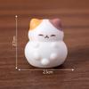 4Pcs/set Cartoon Cat Animal Miniatures Mini Figurine Resin Ornaments Fairy Garden Decoration Micro Landscape