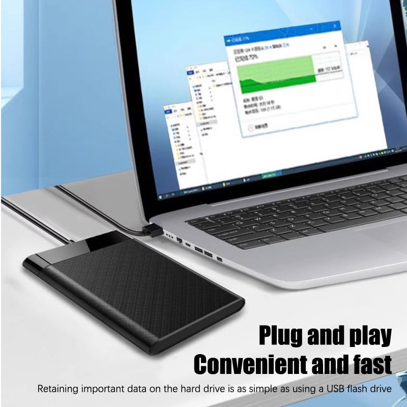 2,5-calowa obudowa na dysk twardy USB 3.1/2.0 Type C, obudowa na dysk SSD SATA, obudowa na zewnętrzny dysk twardy SSD lub HDD do notebooka