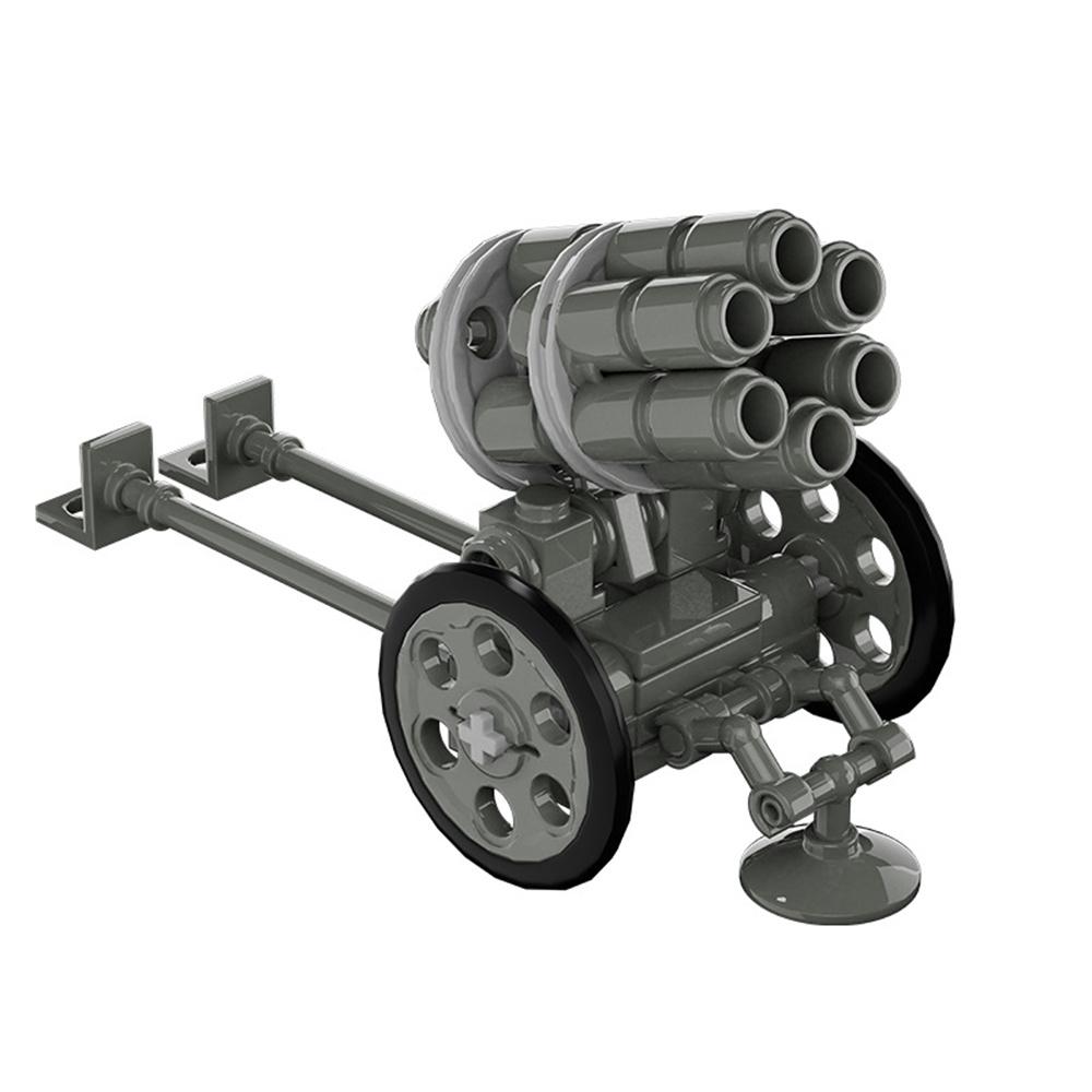 Weltkrieg 2 WW2 Militär Kanone Waffen Flugabwehrkanone MOC Bausteine Ziegel Modell DIY Montage Ziegel Spielzeug Für Kinder