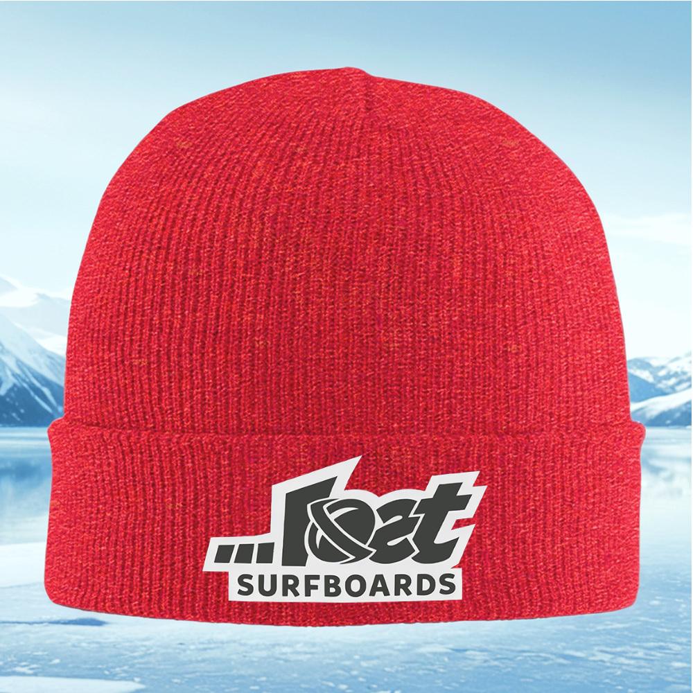 Lost surfboards logo design style Men Women Unisex Knitted Hat Beanie Pullover Cap Winter Thermal Warm Christmas Outdoor Cycling