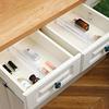 Adjustable Cross-Border Transparent Drawer Dividers with Foam Ends