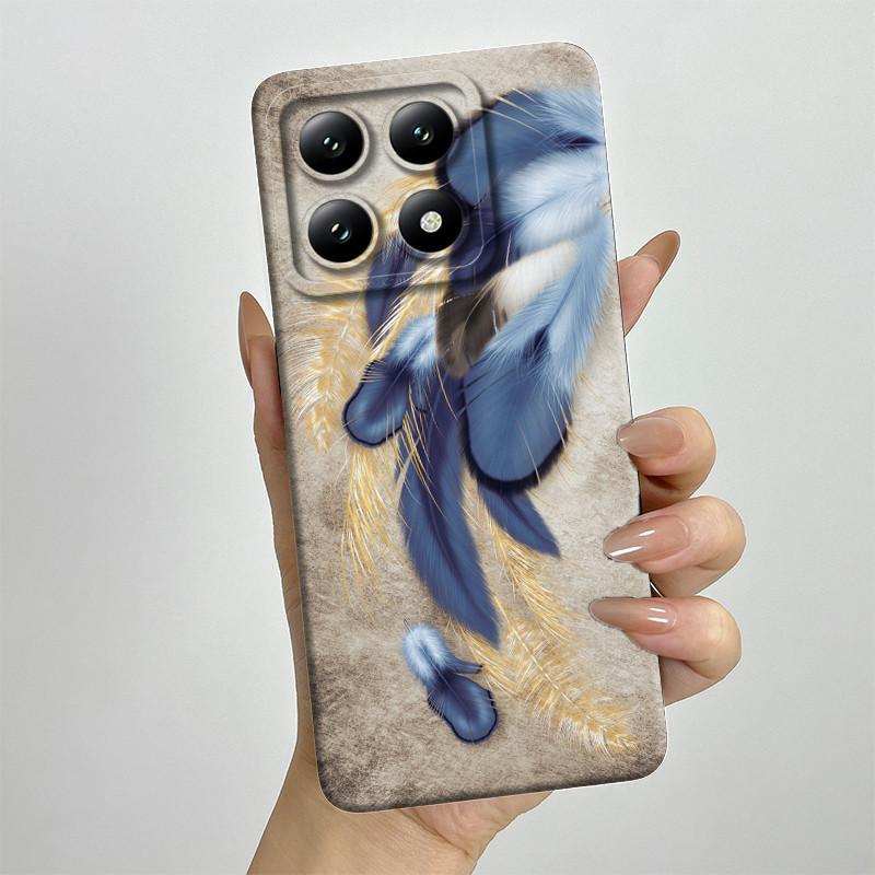 For Xiaomi 14T Pro Phone Case 14Tpro Soft Silicone TPU Sweet Painted Casing Cartoon Printed Shockproof Protective Back Cover