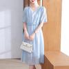 XUEXI Women's Chiffon V-Neck Summer Dress