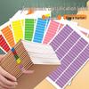 A4 Color-Coded Self-Adhesive Label Stickers for Classification and Identification