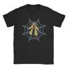 Funny Spiderweb Graphic Unisexs Cotton Tshirt Horror Cartoon Oneck Short Sleeve Tee